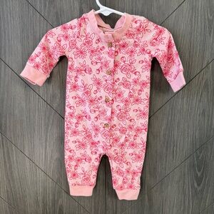 Cat & Jack Floral Pink Baby Girl One Piece